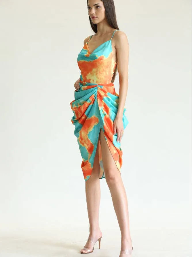 Anatasia Abstract Dress