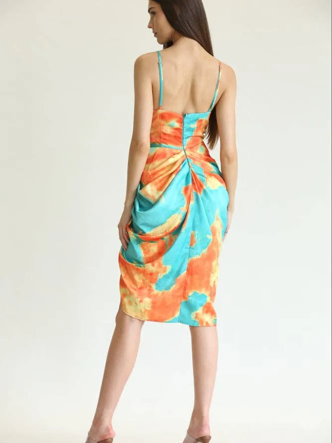 Anatasia Abstract Dress