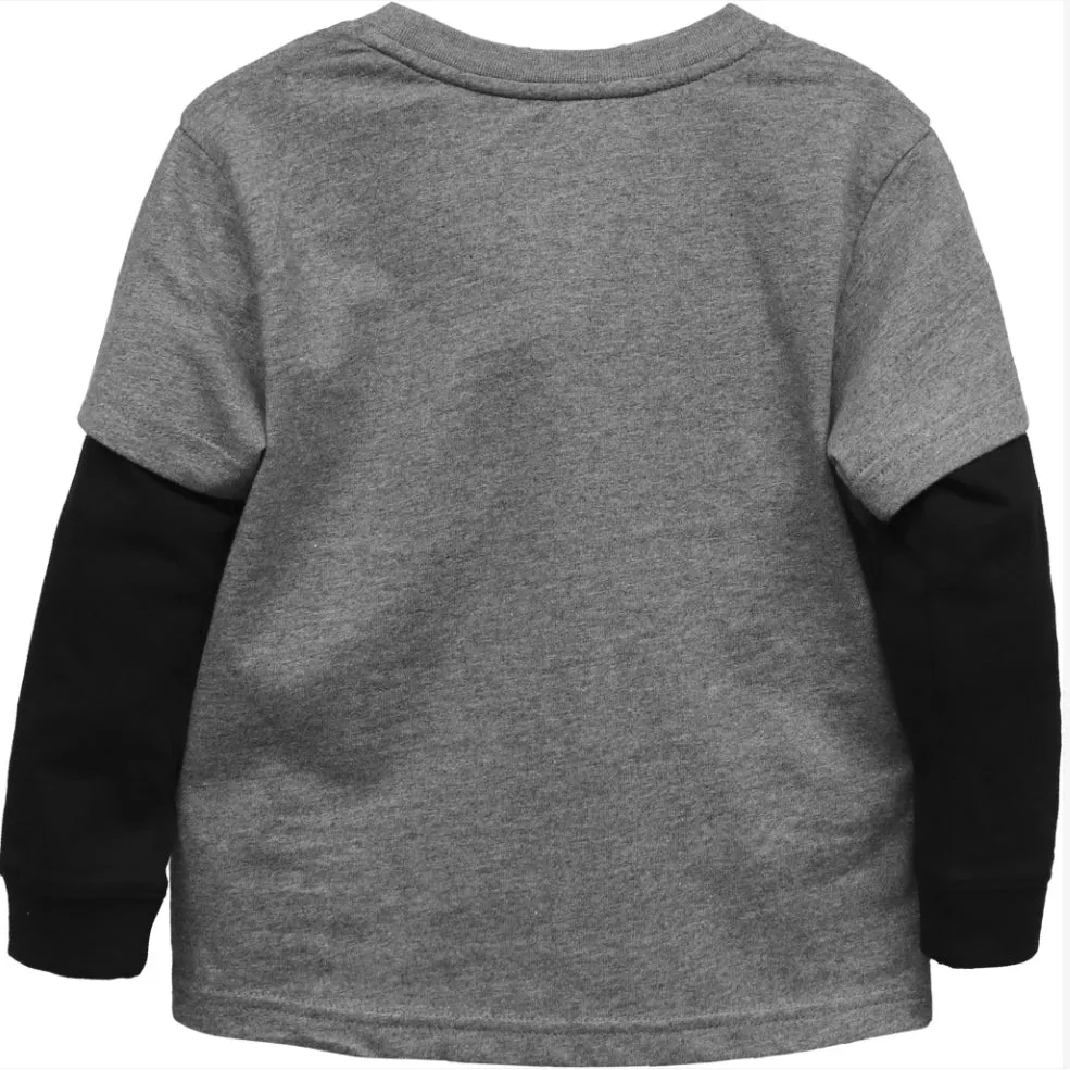 Boys' Long-Sleeve Polygon Tractor Tee J4T136HT