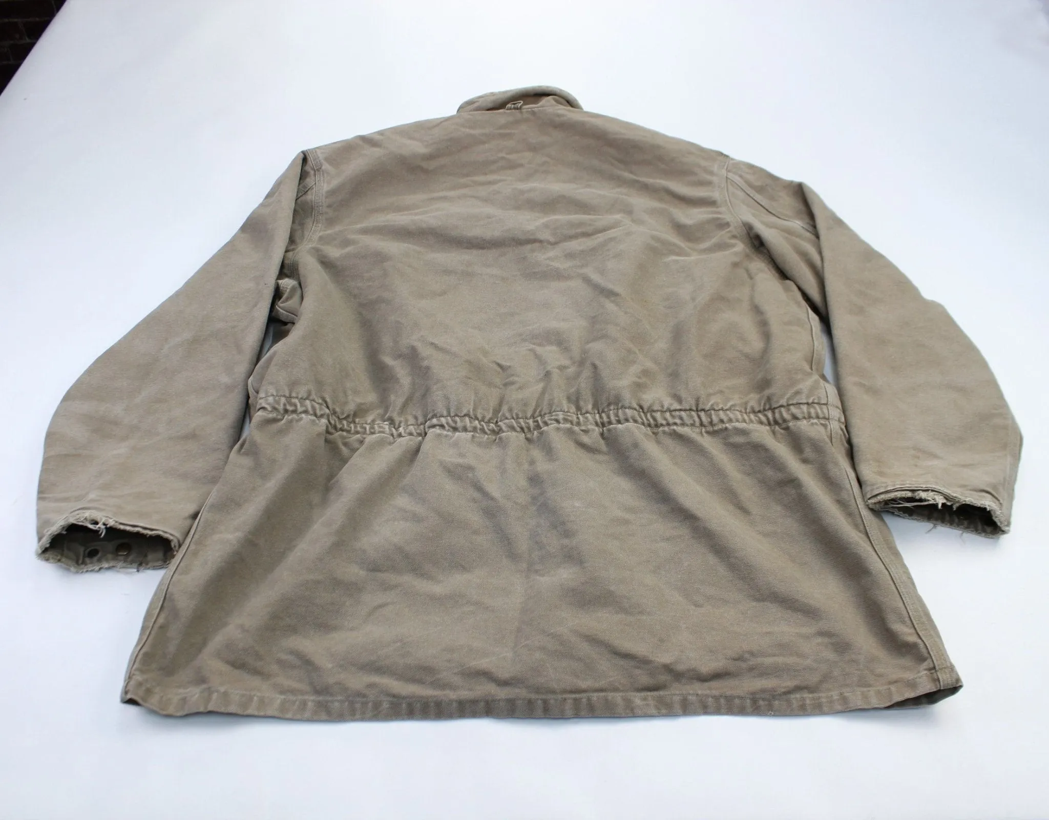 Carhartt Logo Patch Light Brown Ranch Jacket