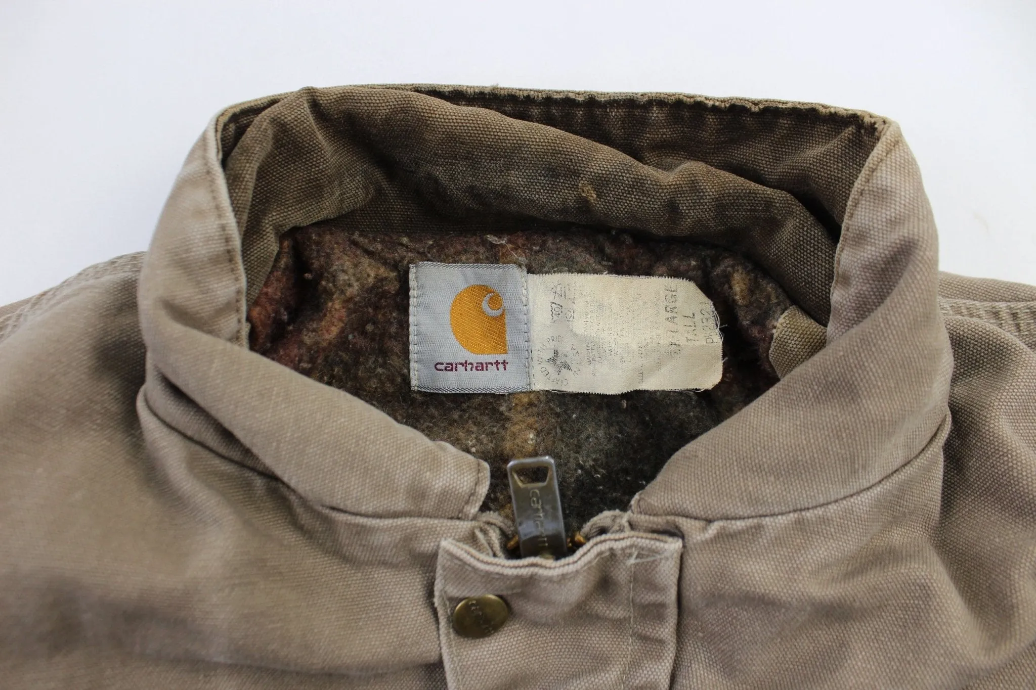 Carhartt Logo Patch Light Brown Ranch Jacket
