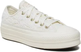 Converse Women's Chuck Taylor All Star Lift Platform Denim Fashion Sneakers