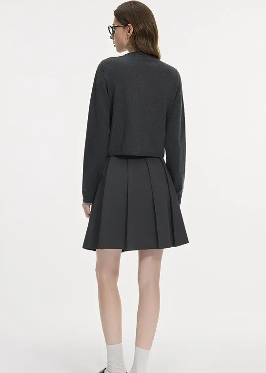 FAUX TWO PIECE KNIT