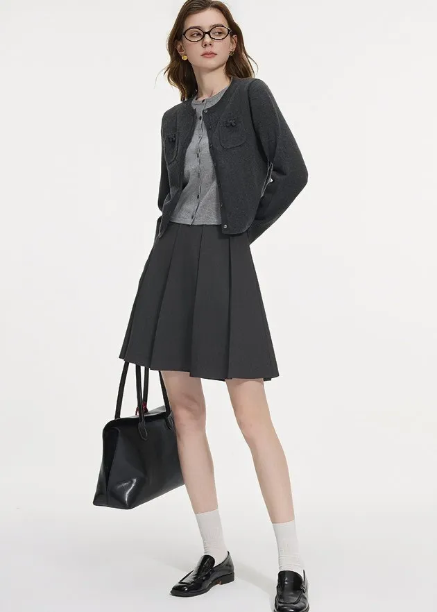 FAUX TWO PIECE KNIT