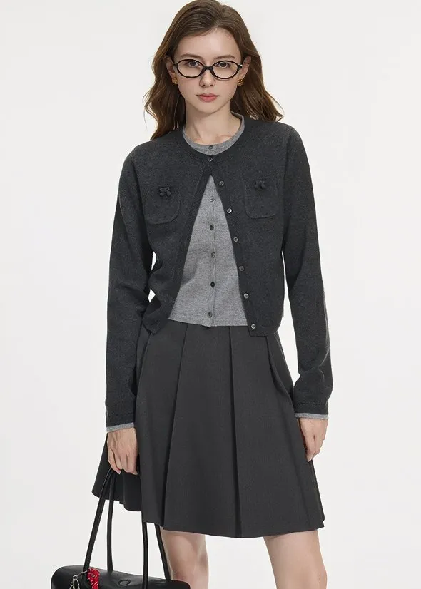 FAUX TWO PIECE KNIT