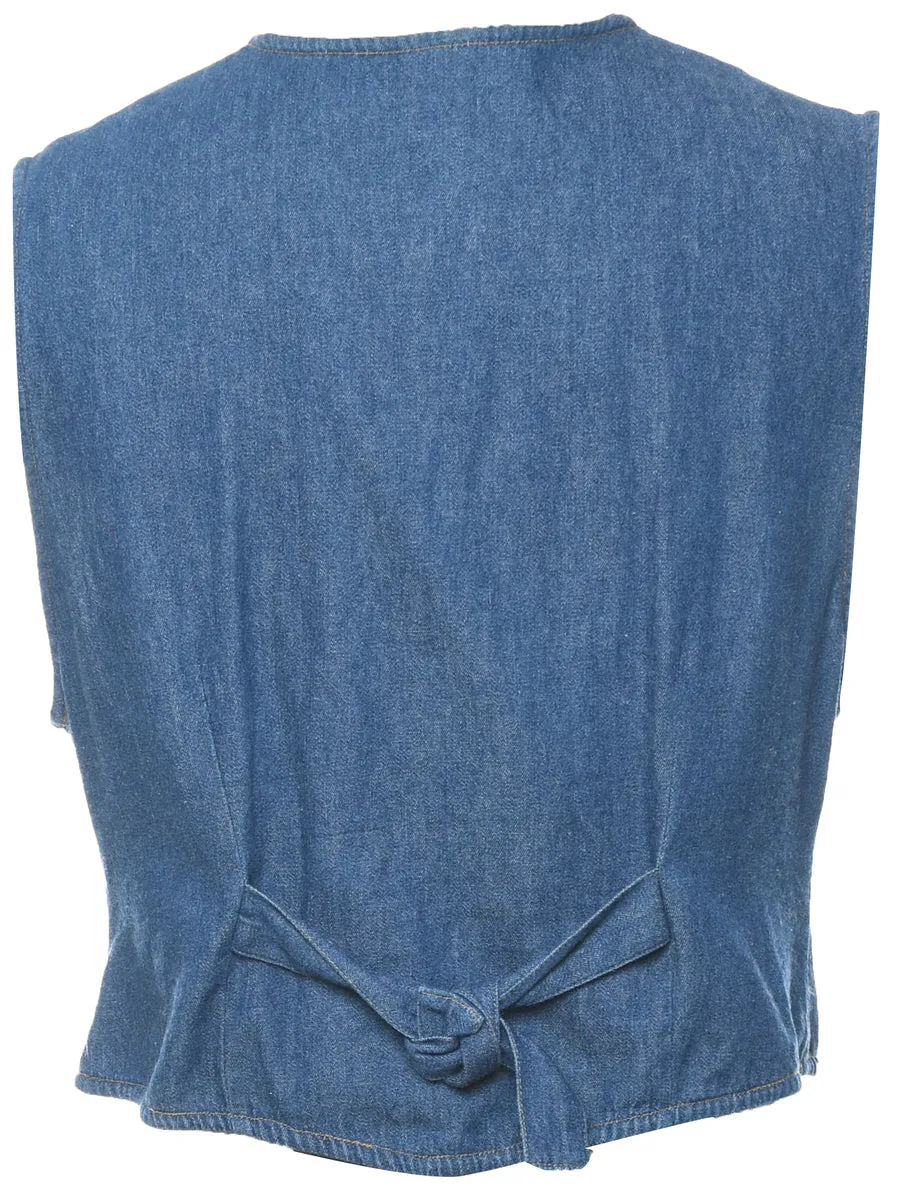 Medium Wash Waistcoat - M