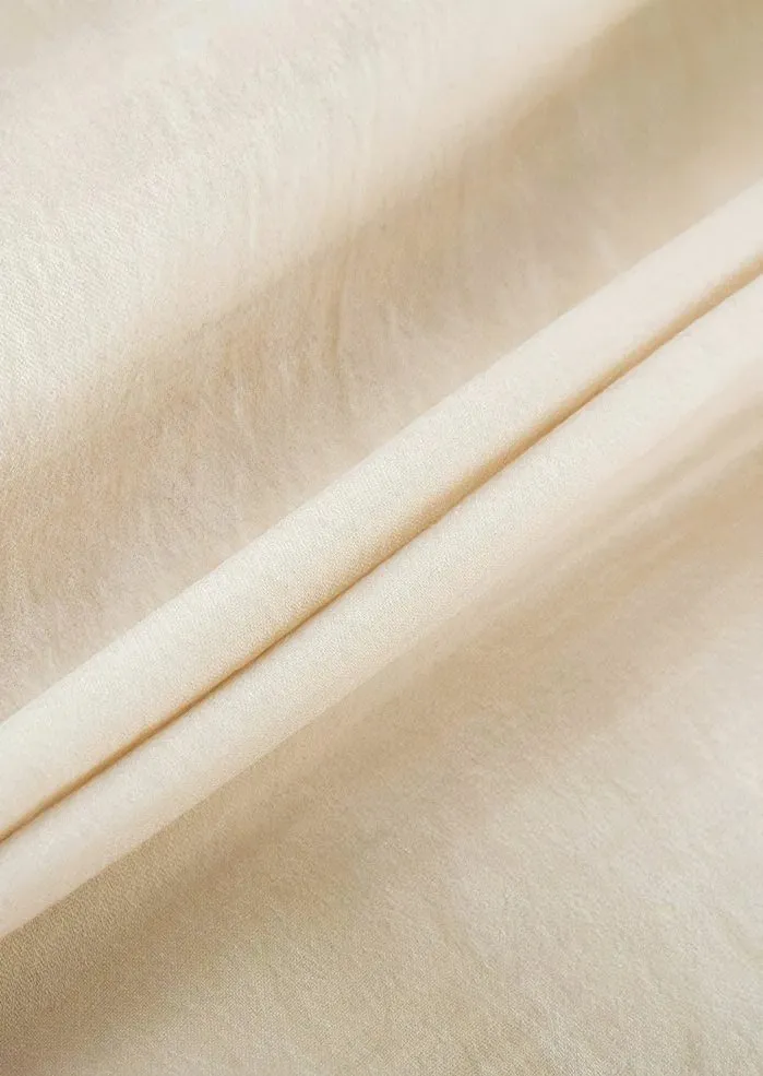 PLEATED TENCEL SHIRT