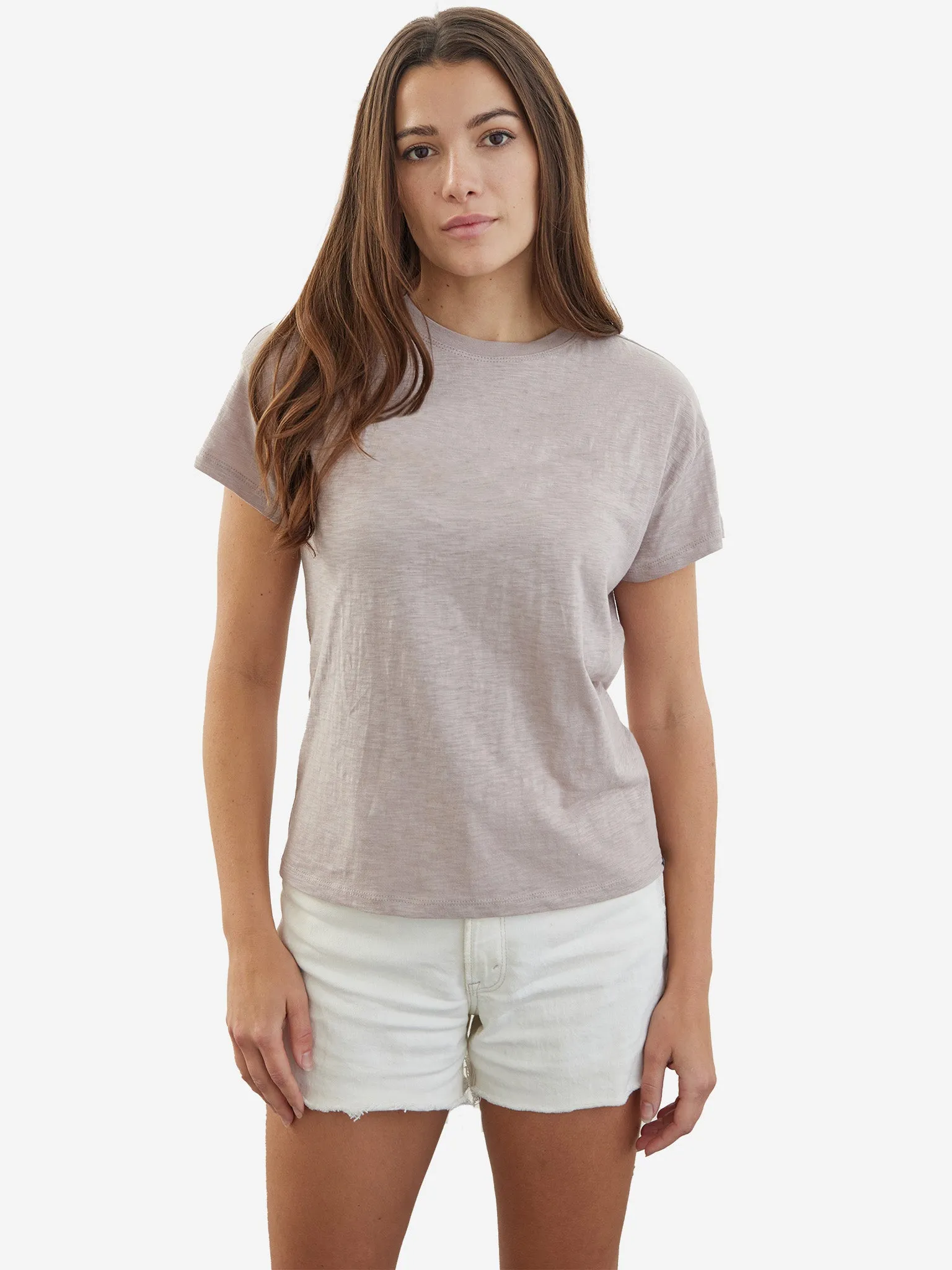Slub Crew Neck Tee