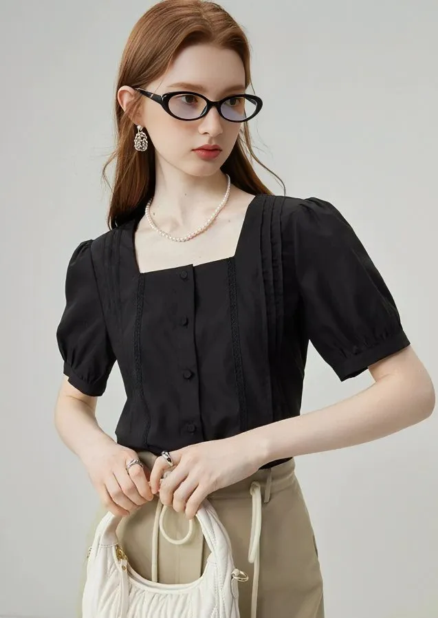 SMALL LAPEL TOPS