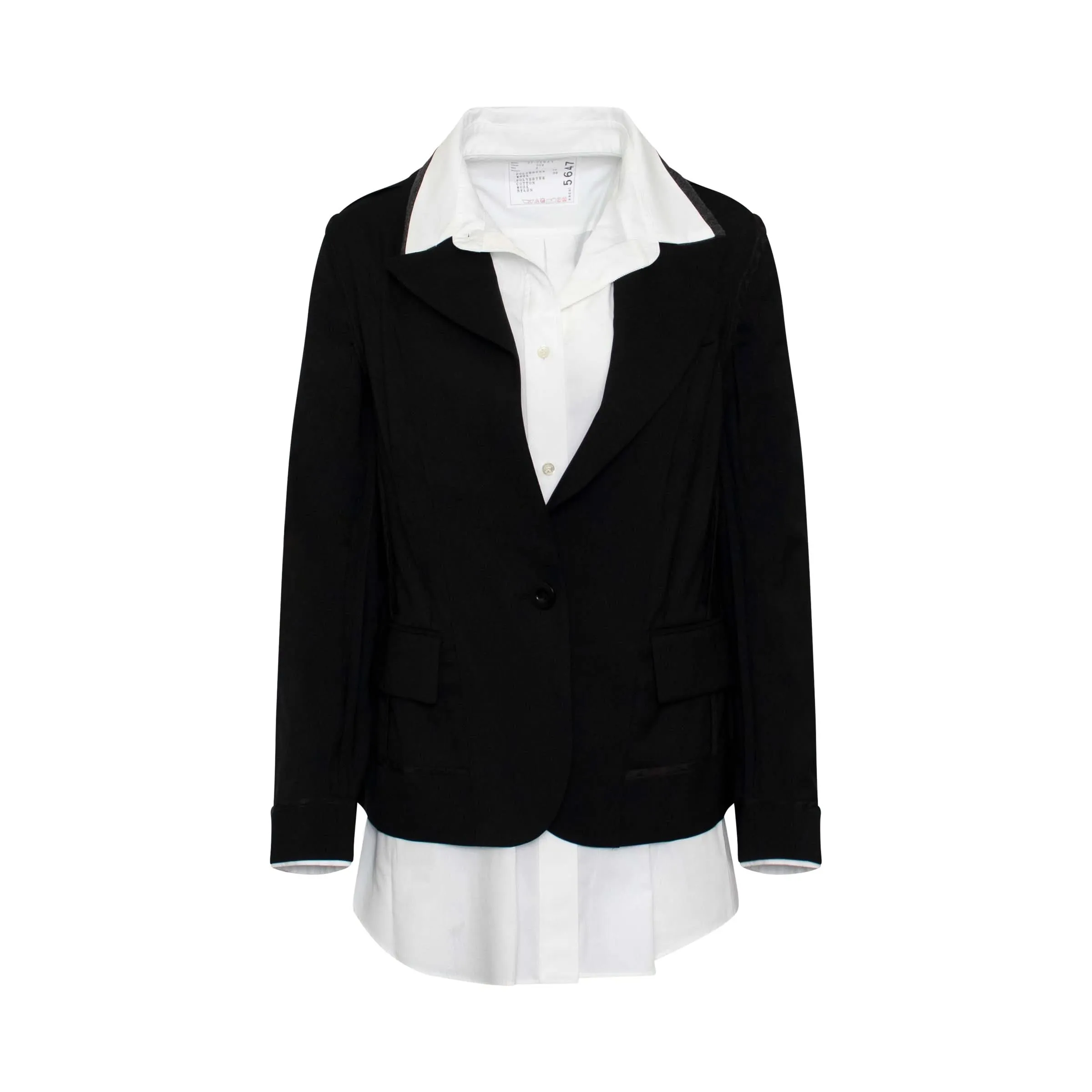 Suiting Mix Jacket in Black