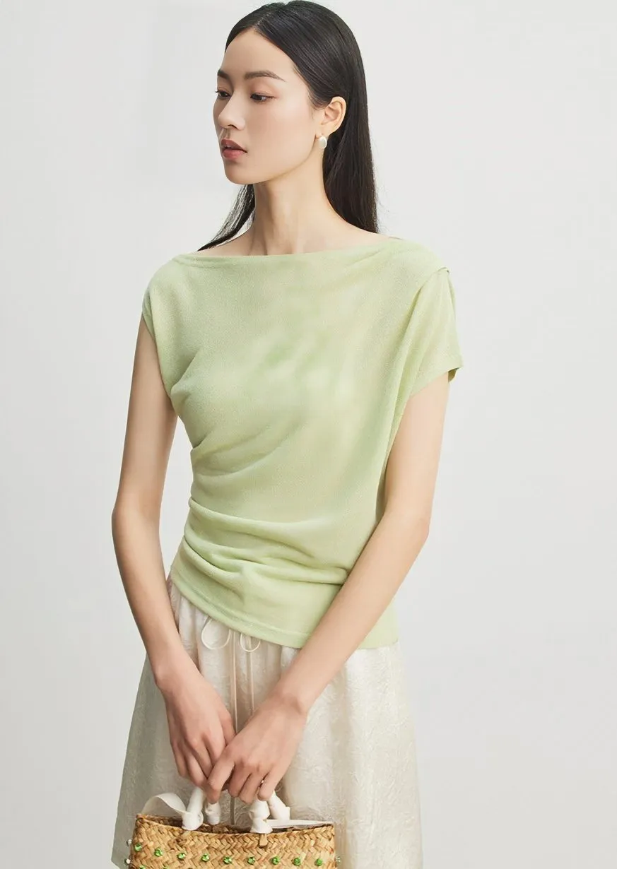 TRAPEZOIDAL THIN KNIT
