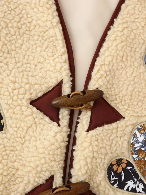 Trendy Embroidered Vest with Toggle for Cool Weather