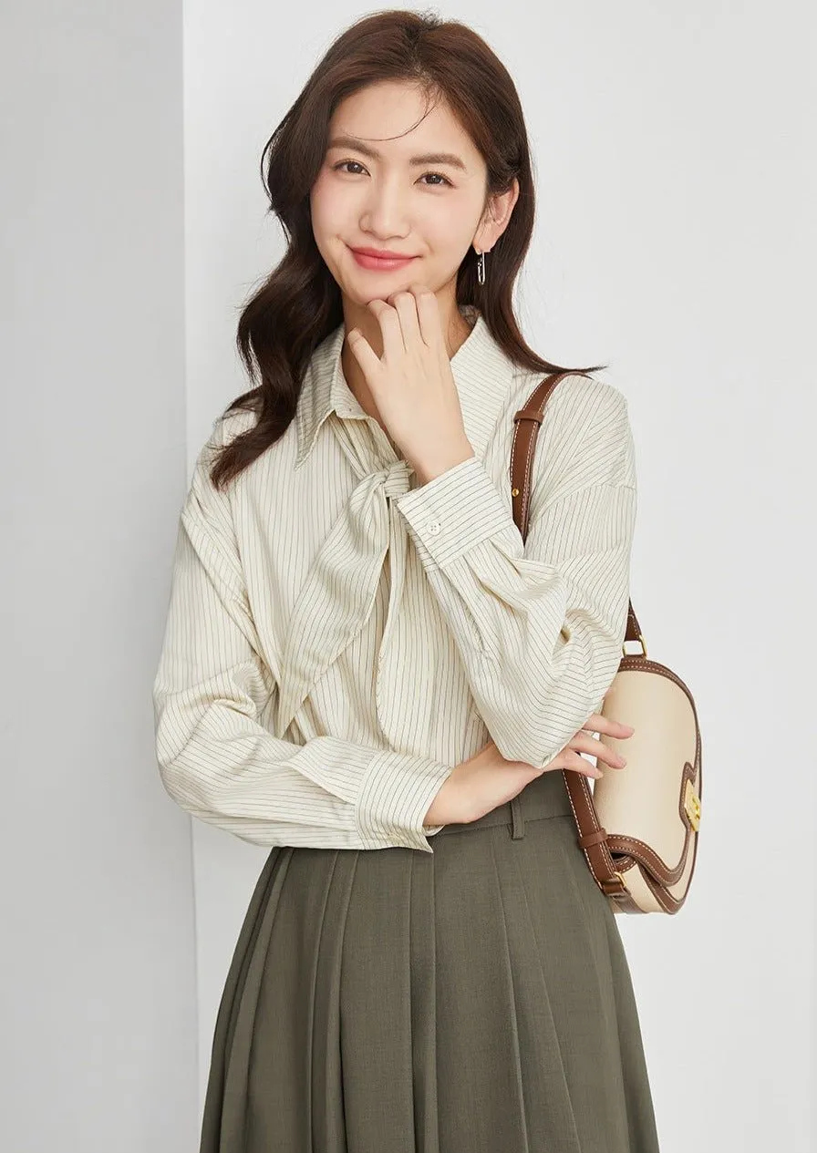 VERTICAL STRIPED COMMUTER SHIRT