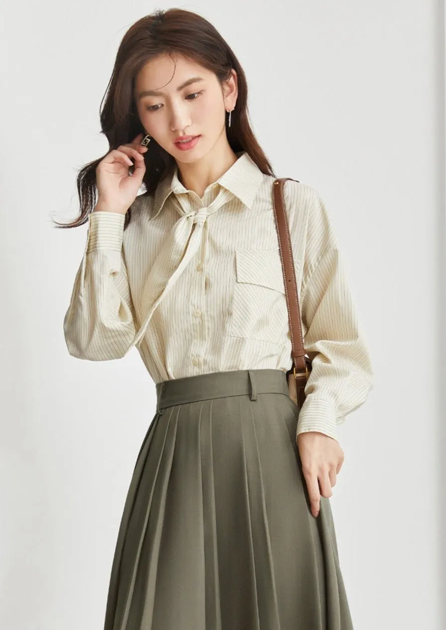 VERTICAL STRIPED COMMUTER SHIRT