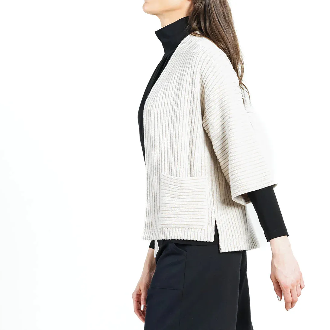 Waffle Crop Cardi