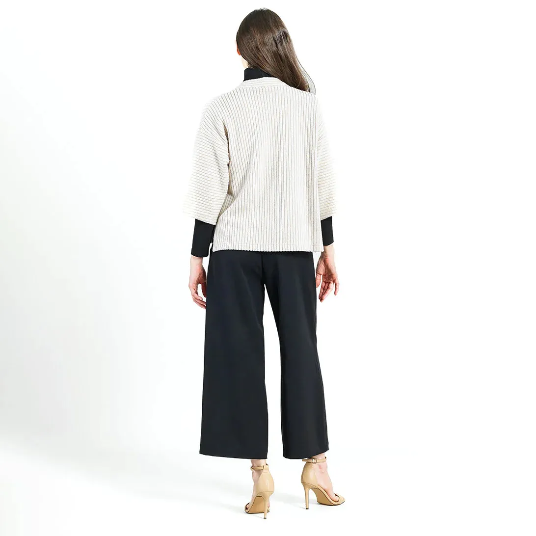 Waffle Crop Cardi