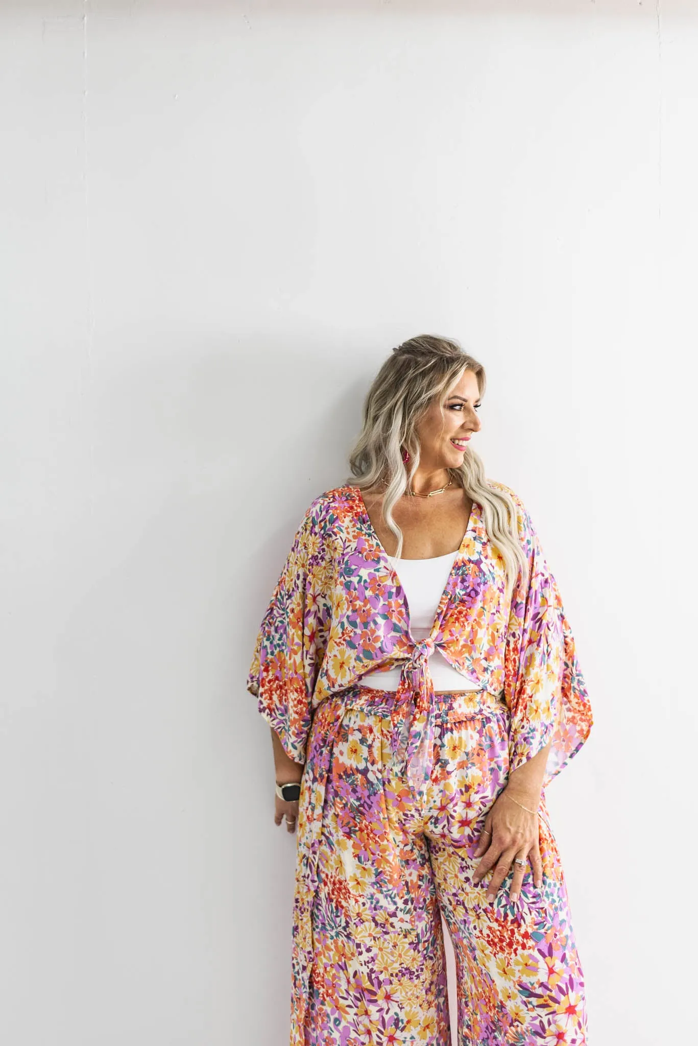 What's Not To Love Floral Kimono Wrap Top