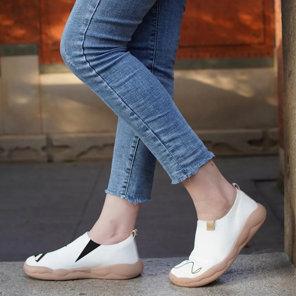 Women Knitted Slip-On Comfort Loafers Colorful Lightweight Travel Shoes Non Slip Walking Footwear|Quirky Pets Series