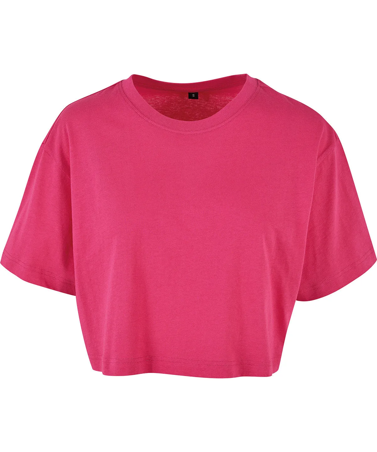 Womens short oversized tee | Hibiskus Pink